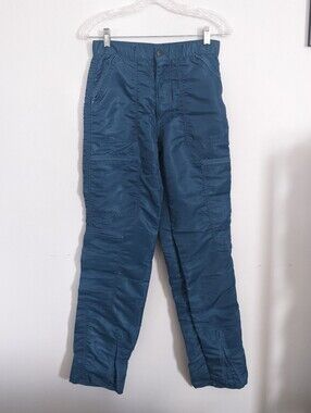 Bugle Boy Co. USA blue cargo sporty rave pants
